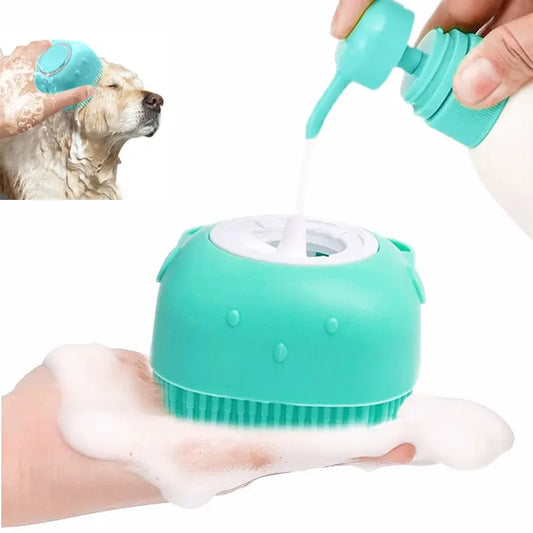 Pet Bathing Brush Soft Silicone Massager Shower
